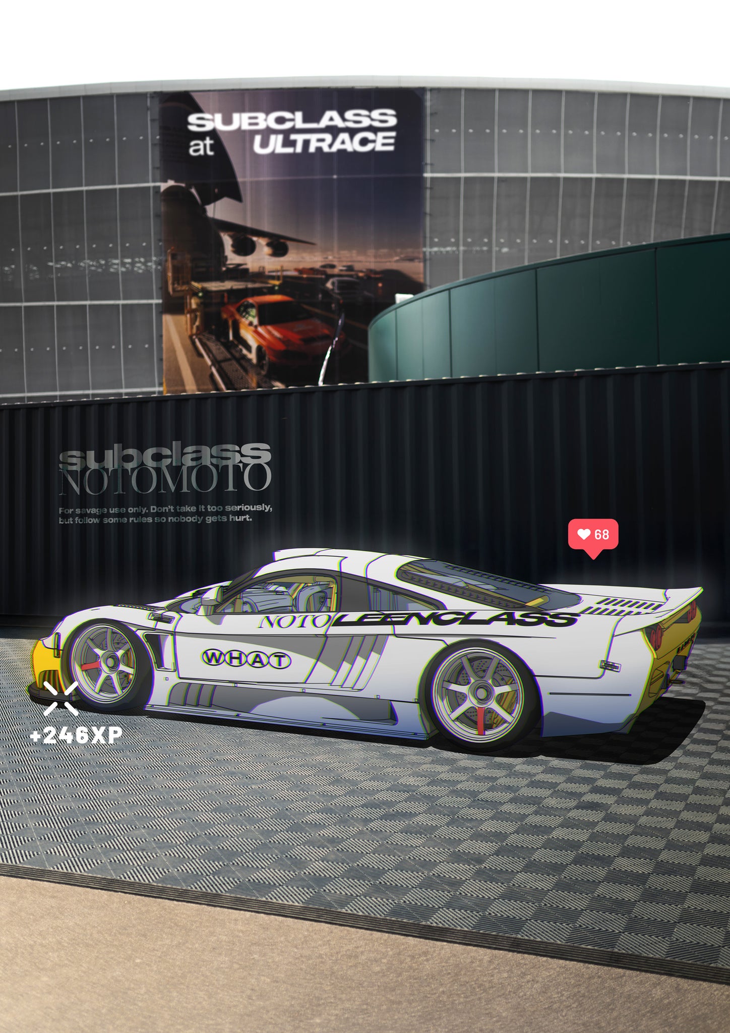 Subclass at Ultrace poster - Saleen